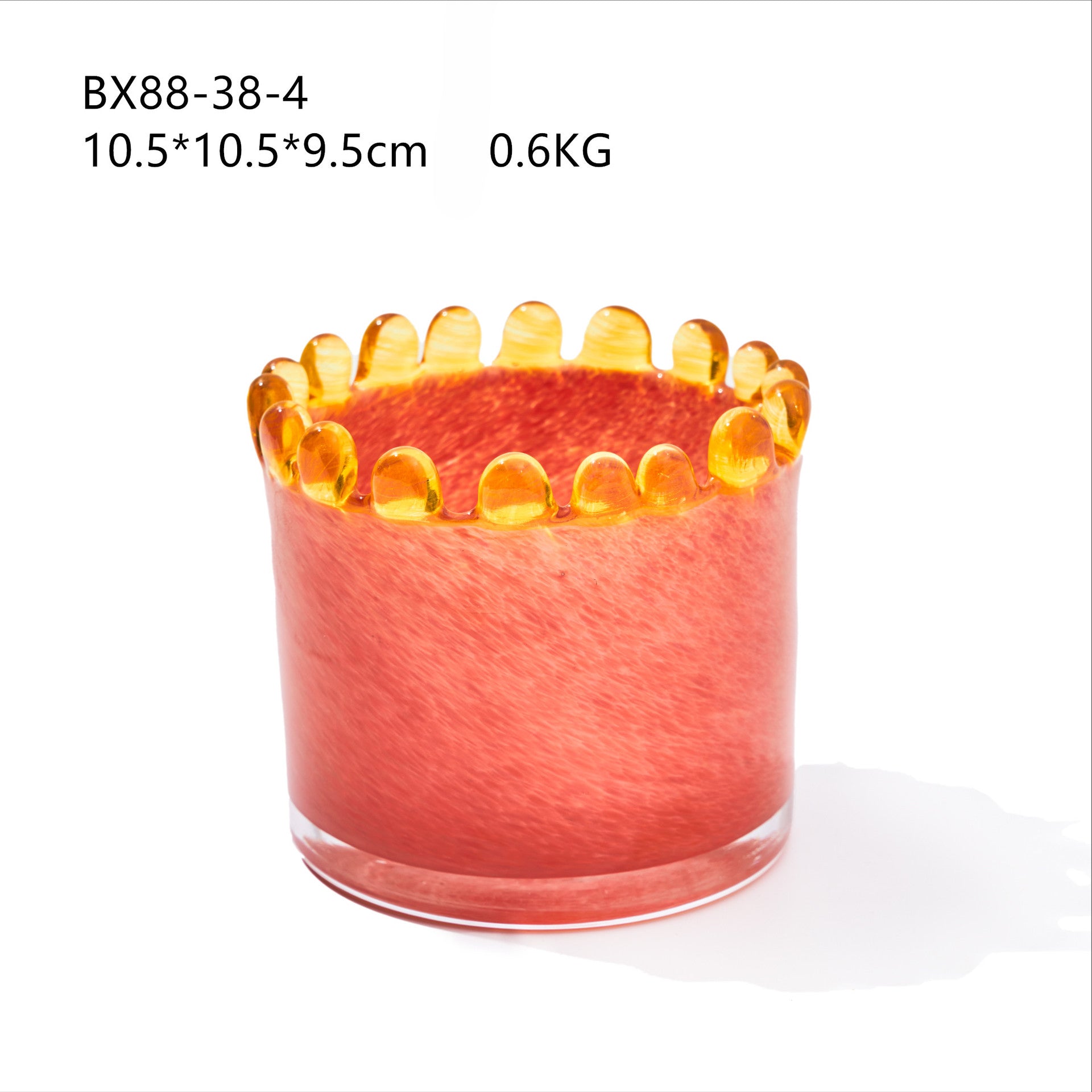 Lace straight cylindrical vase