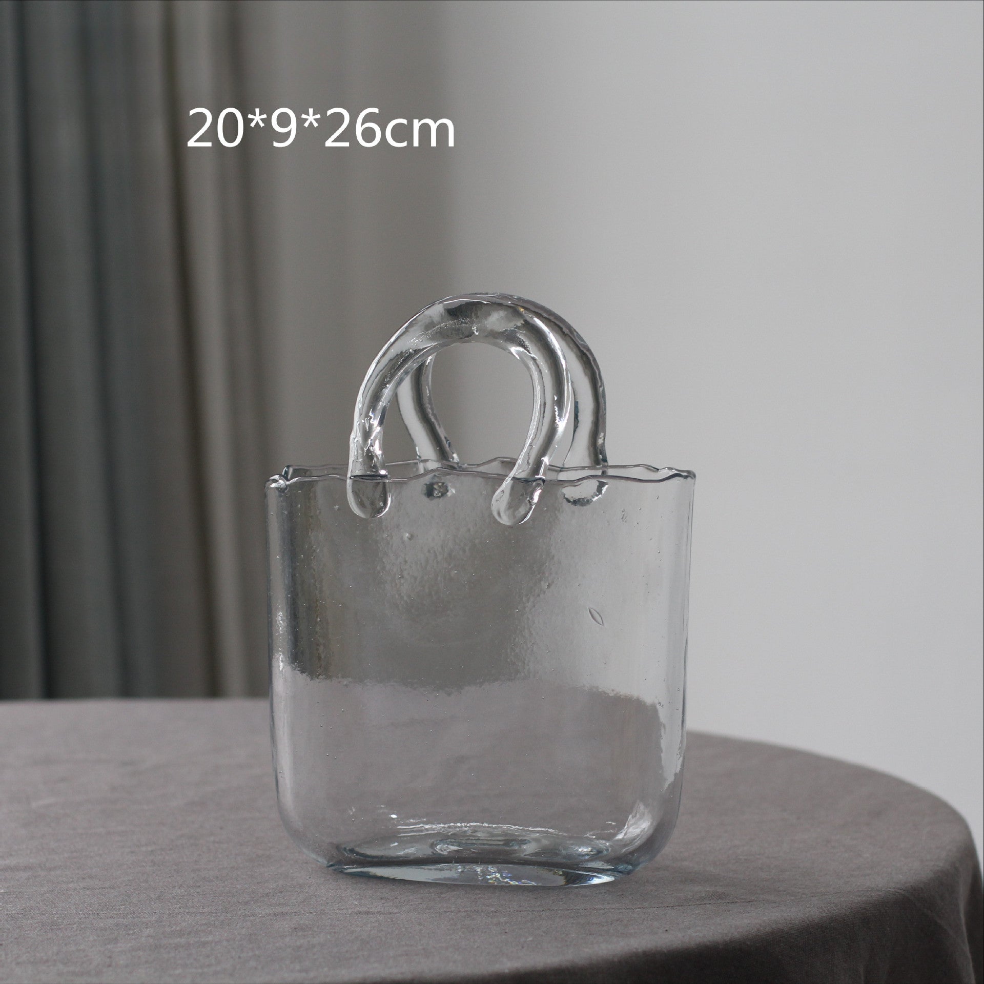 Hand bag vase