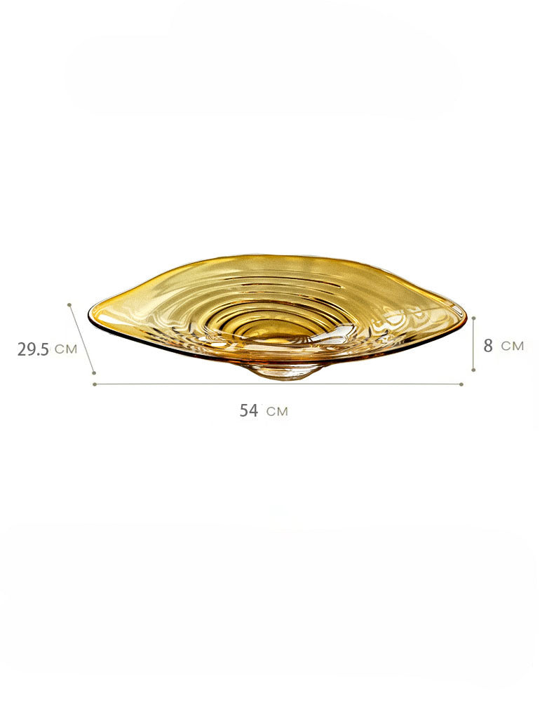 Straight glass vase