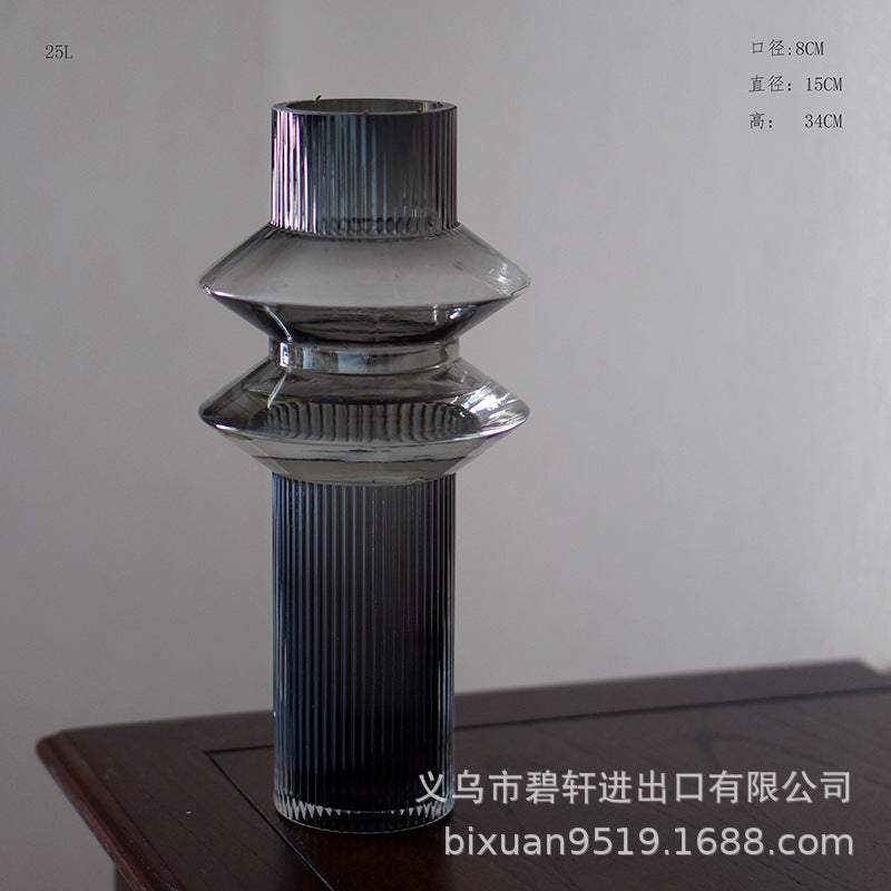 Luxury glass vase