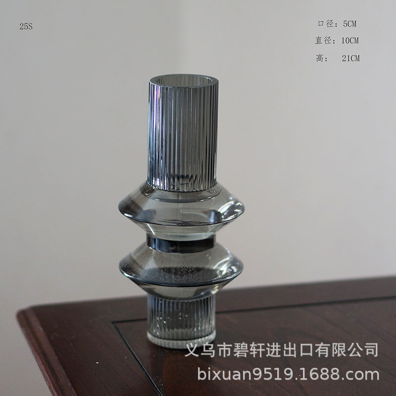Luxury glass vase
