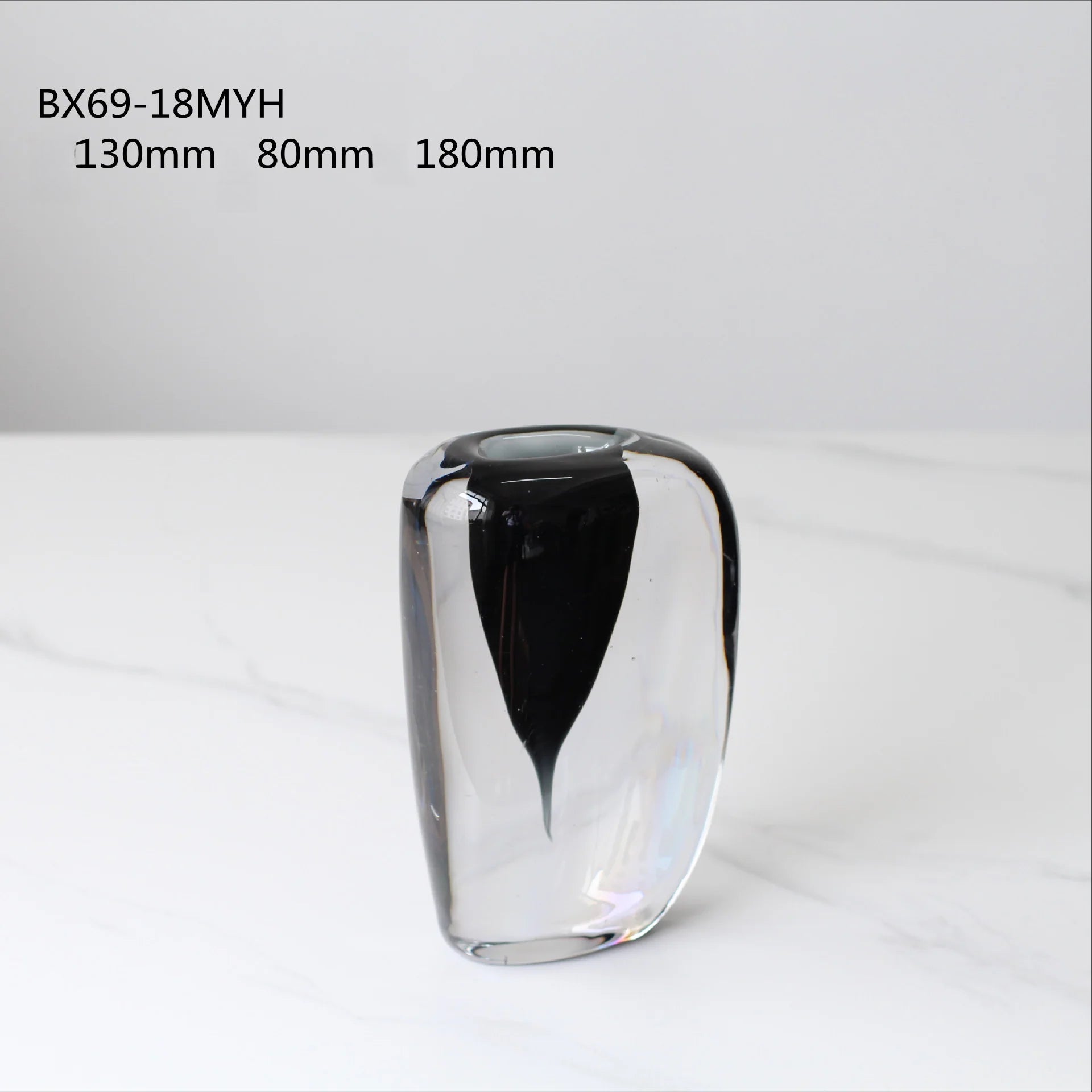 Thickened glazed vase