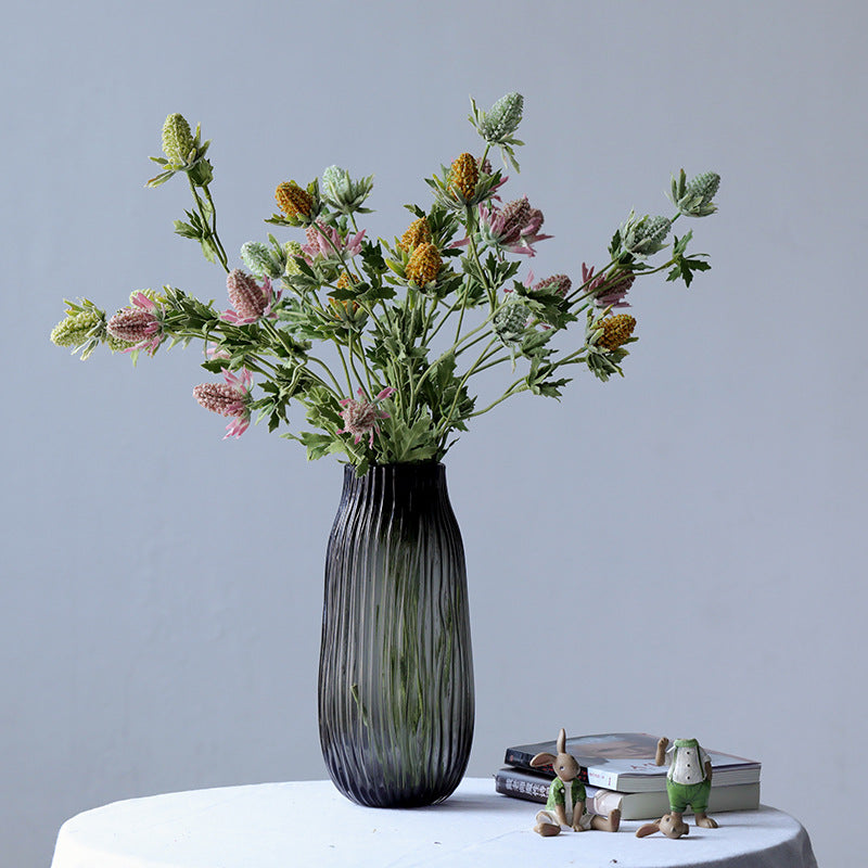 Transparent soot vase