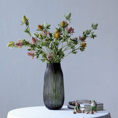 Transparent soot vase