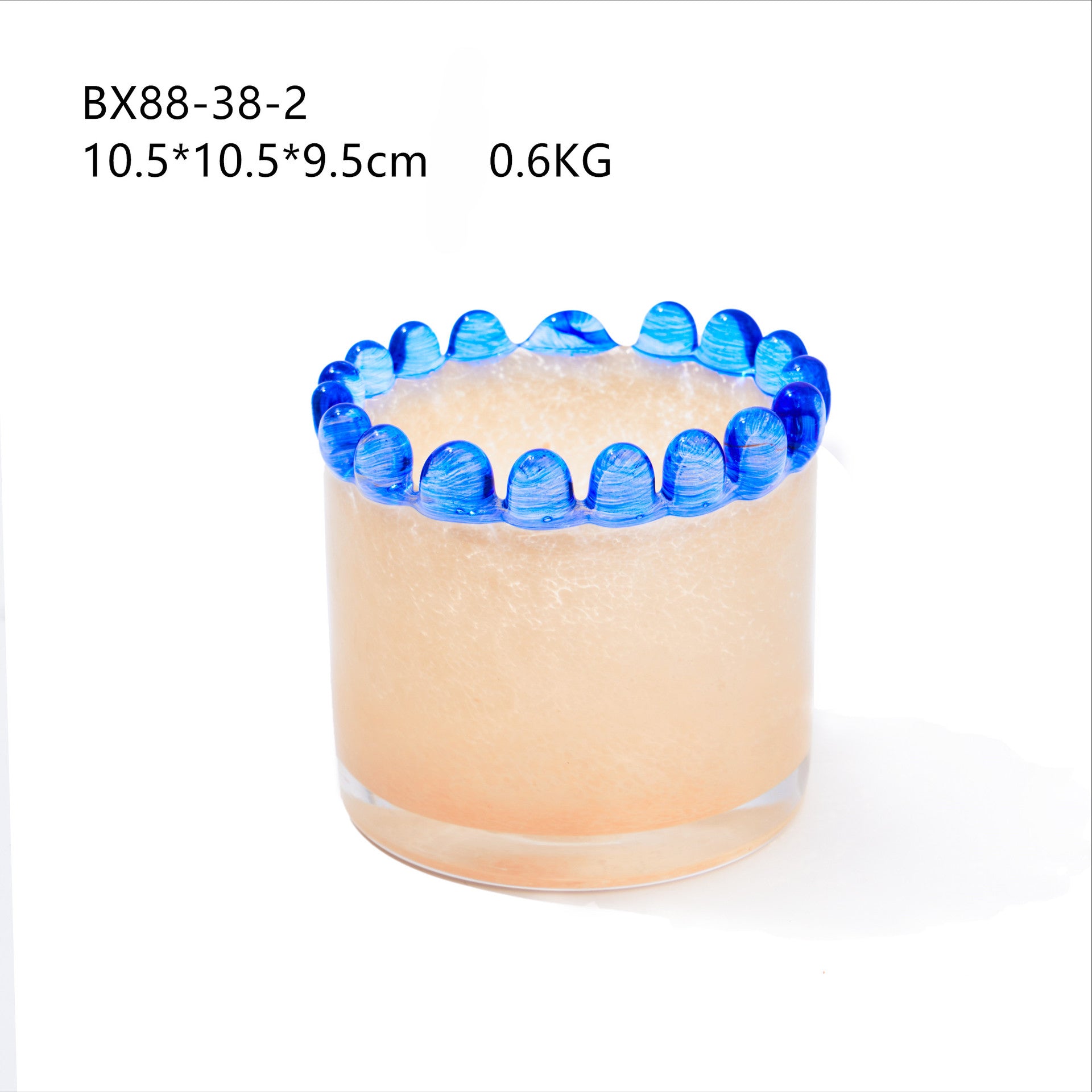 Lace straight cylindrical vase
