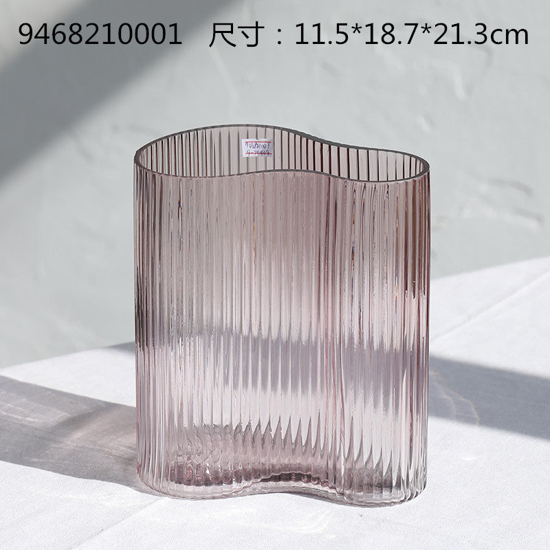 Modern blue vase