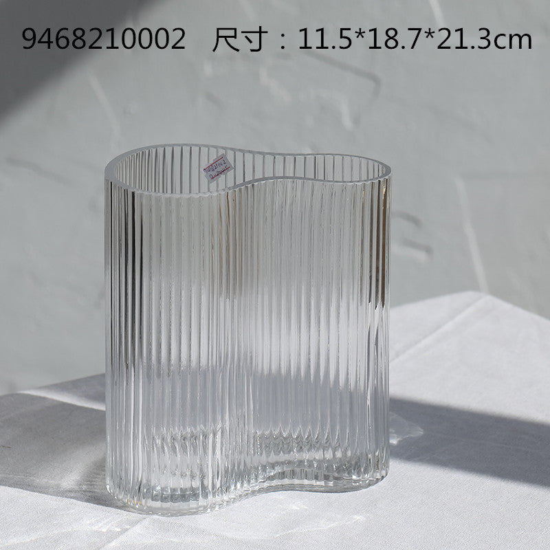 Modern blue vase