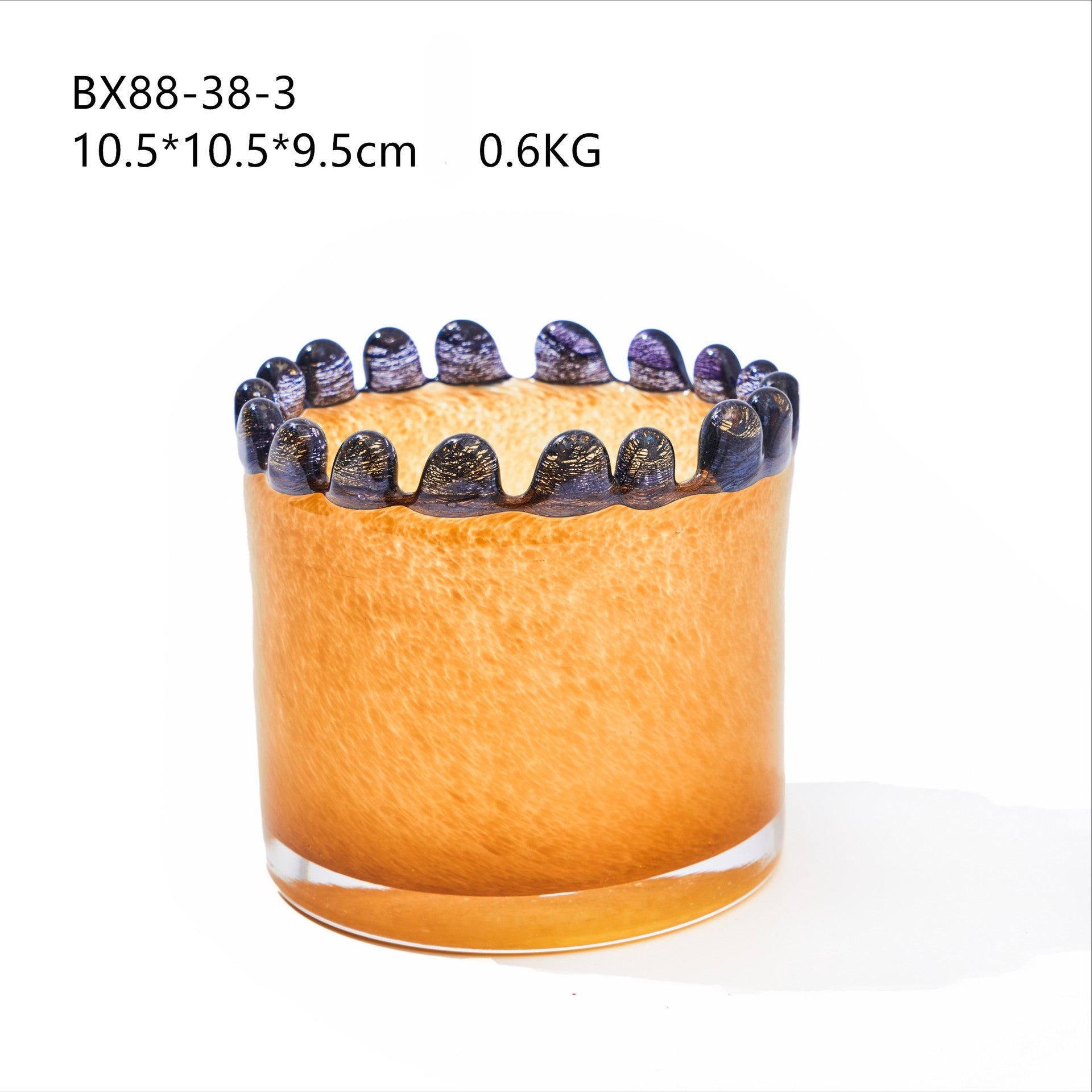 Lace straight cylindrical vase