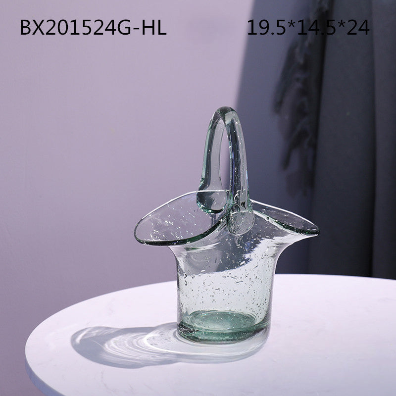 Hand bag vase