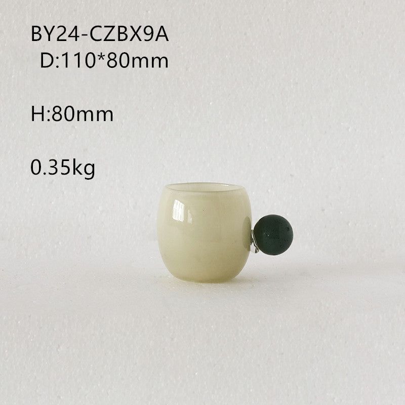 Two-color splicing vase