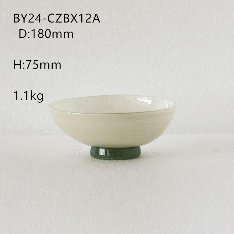 Two-color splicing vase