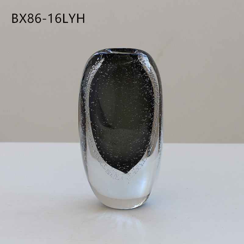 Flat mouth vase
