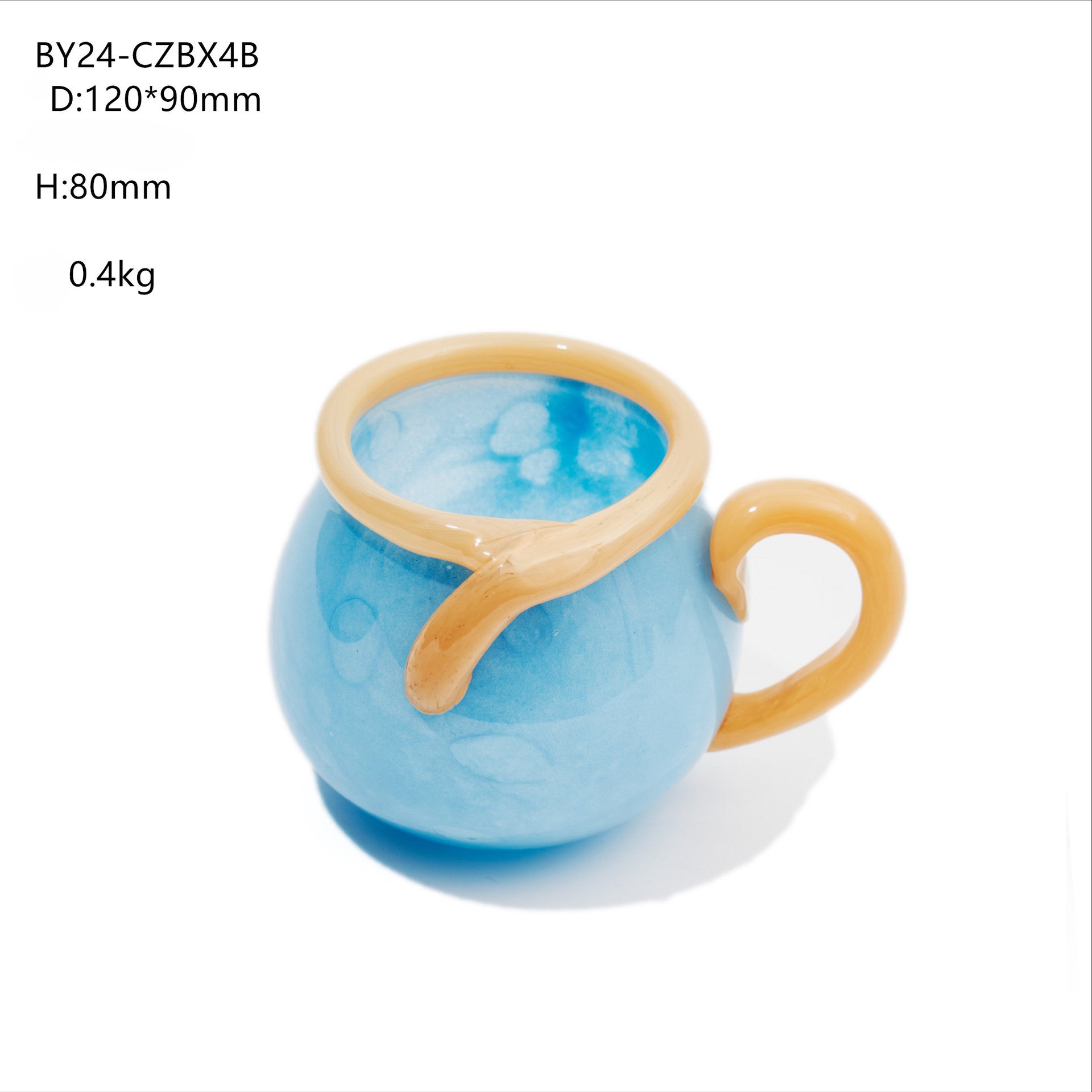 Two-color splicing mini water cup