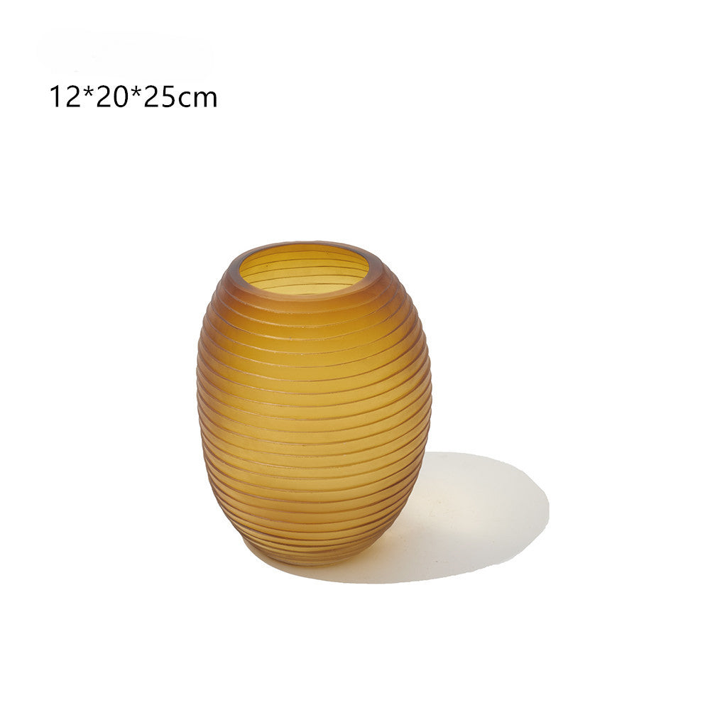Hand-grinding vase