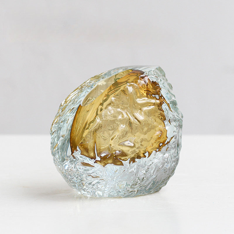Glacier thick bottom vase