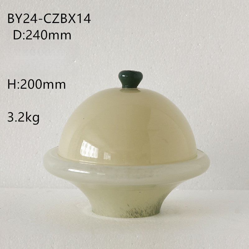 Two-color splicing vase