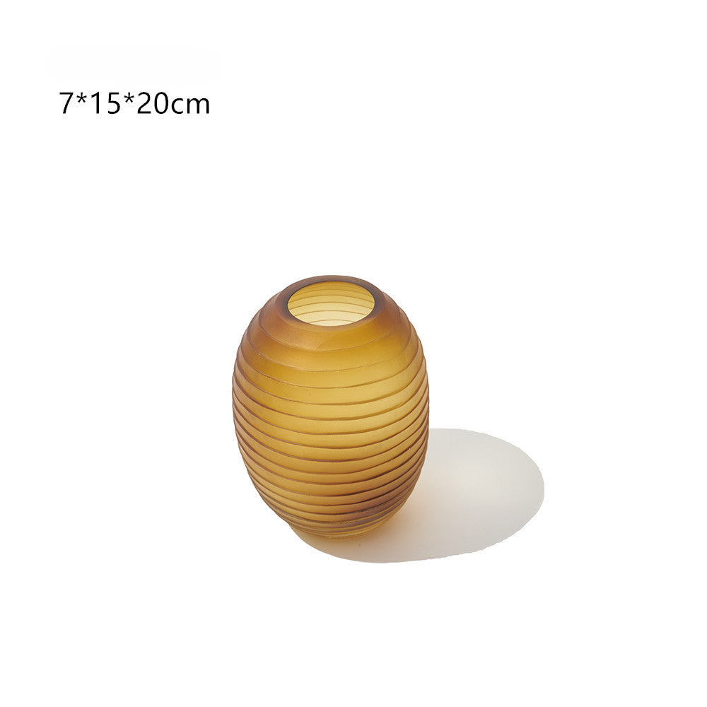 Hand-grinding vase