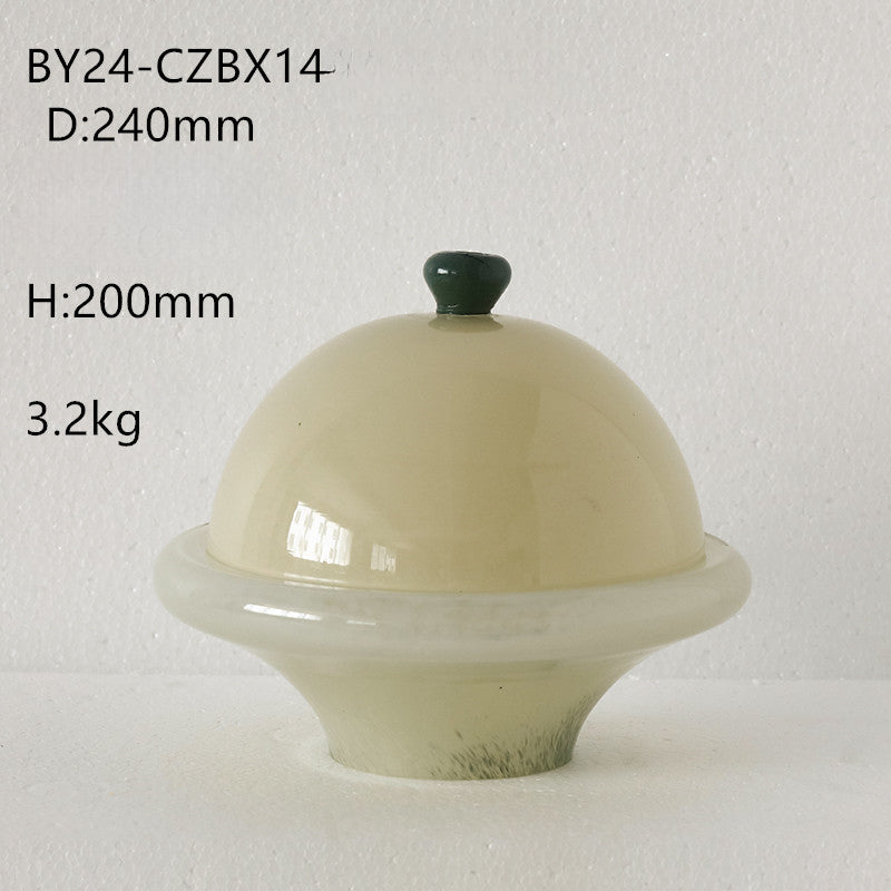Two-color splicing vase