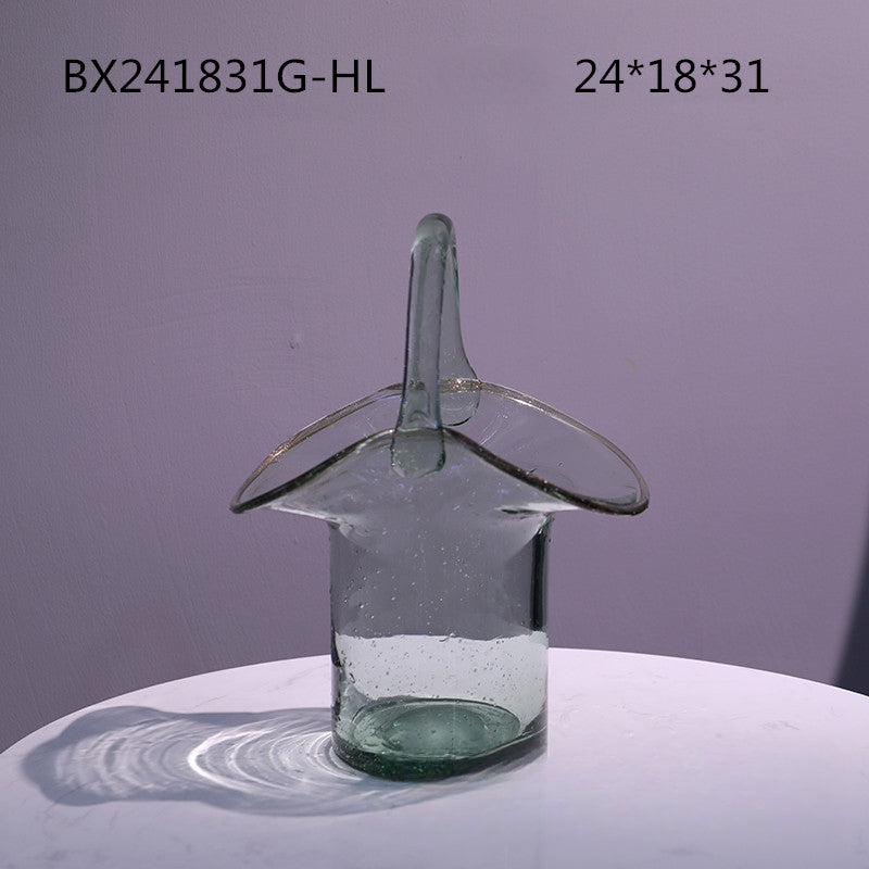 Hand bag vase