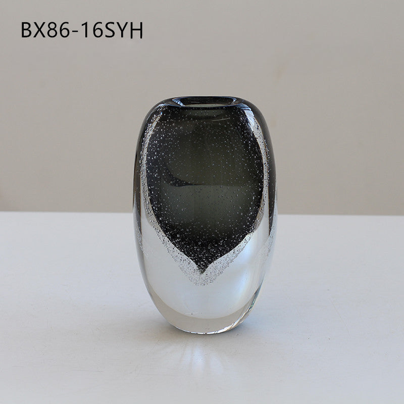 Flat mouth vase
