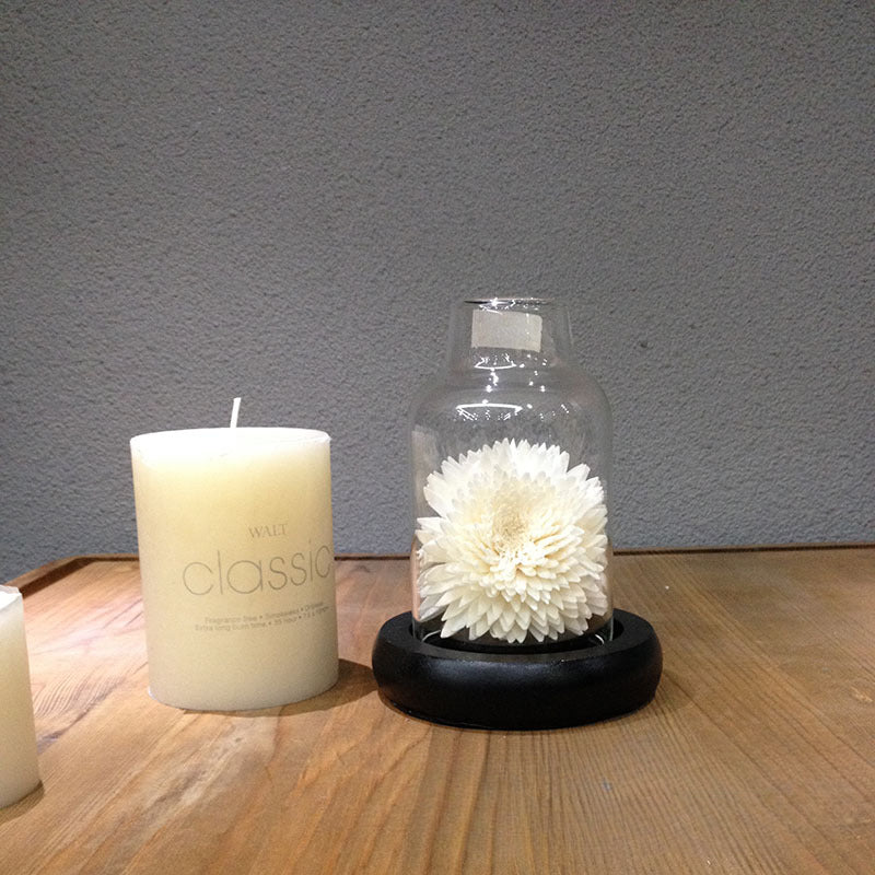 Modern glass candlestick