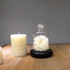Modern glass candlestick