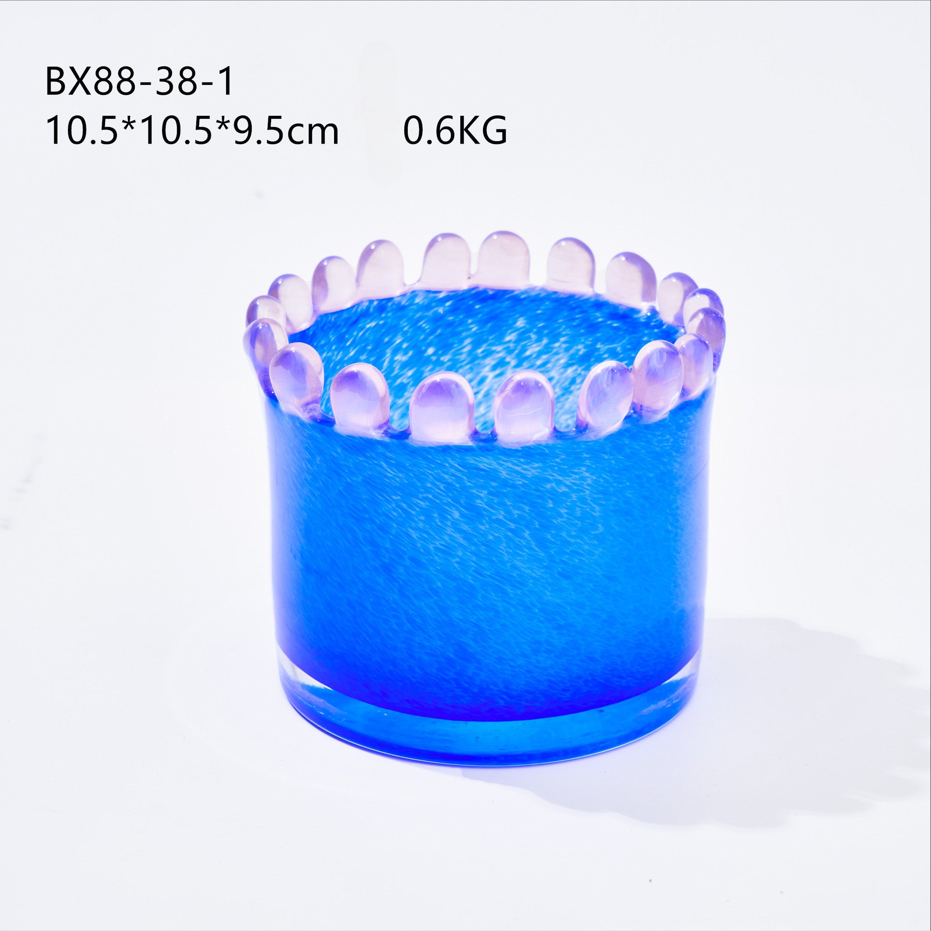 Lace straight cylindrical vase
