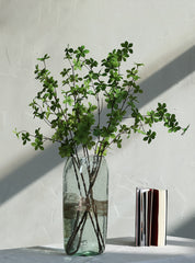 Bubble glass vase