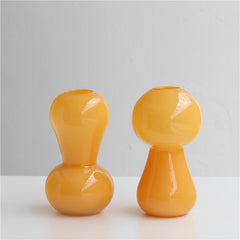 Antique orange vase