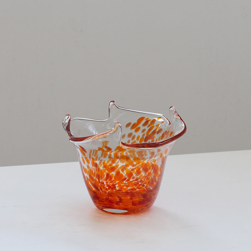 Thickened glass vase