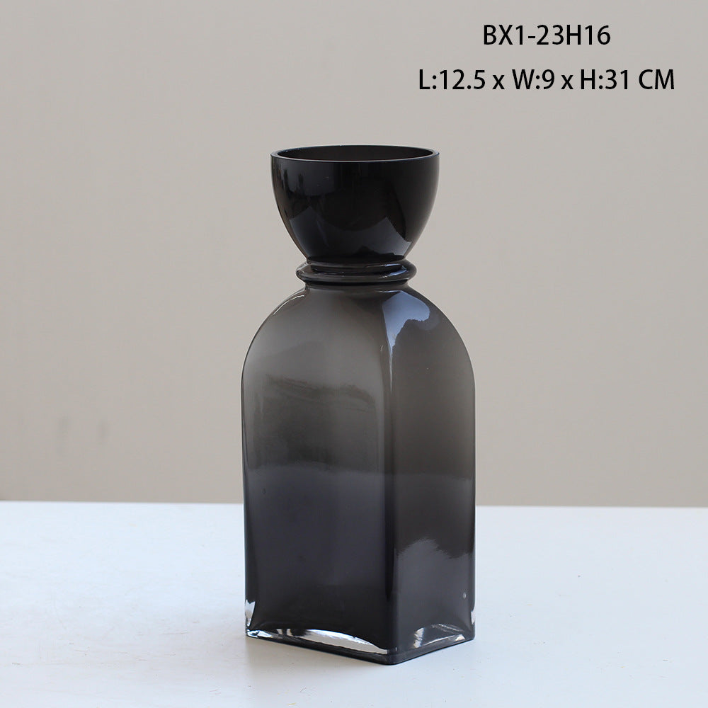 Black vase