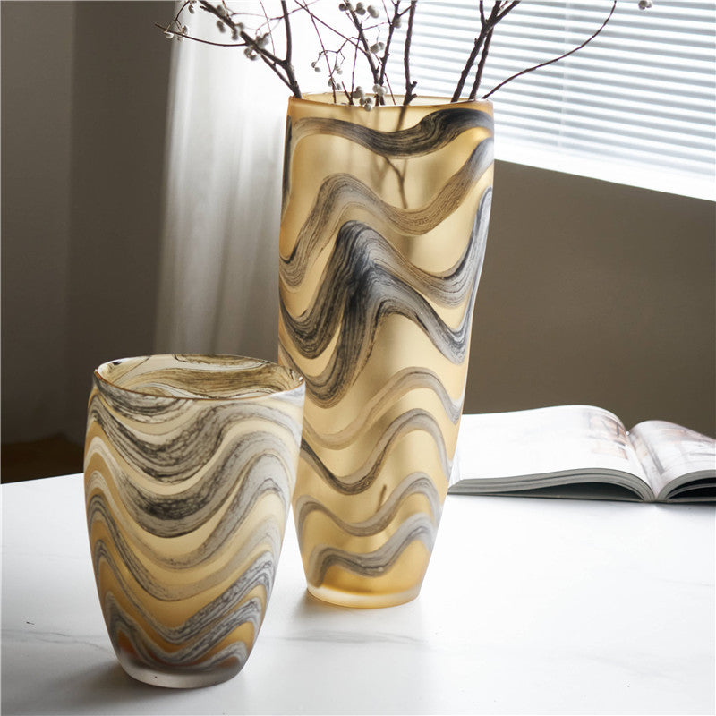 Handmade sand vase