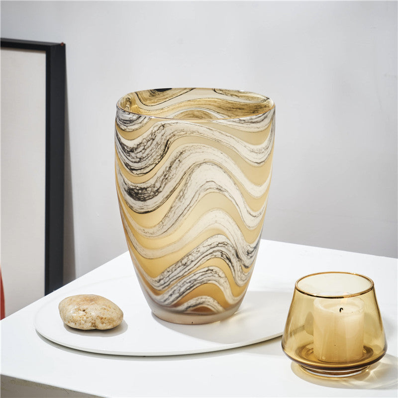 Handmade sand vase