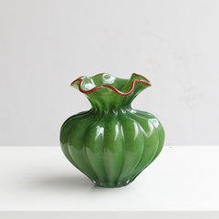 Wavy mouth vase