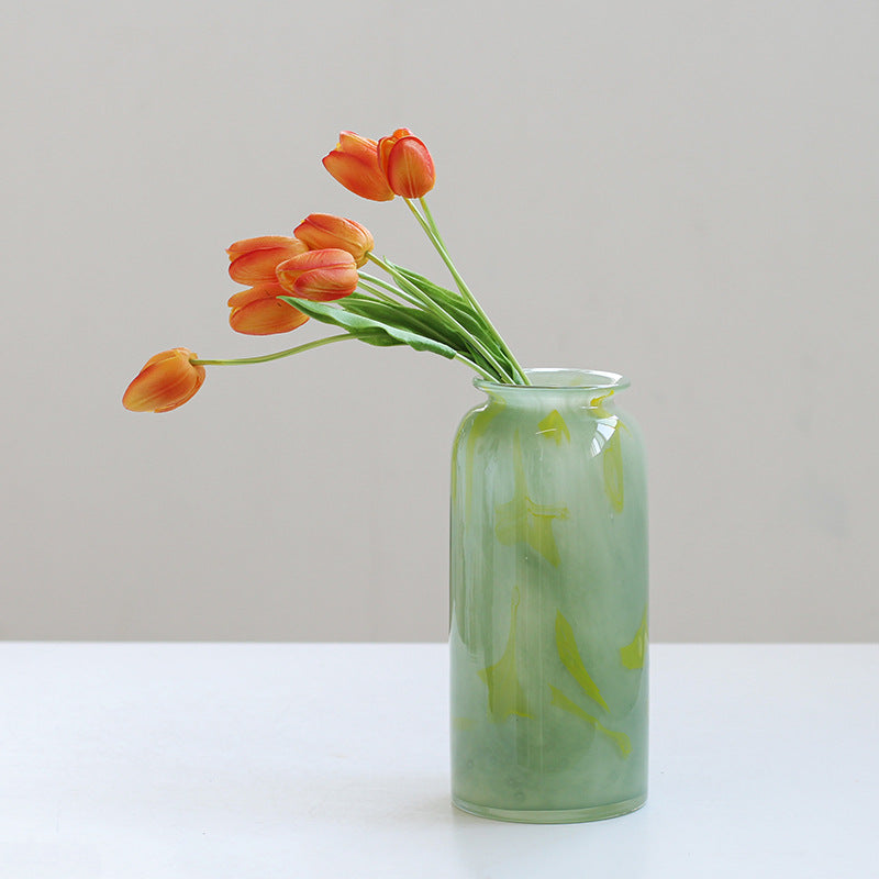 Magnetic green vase