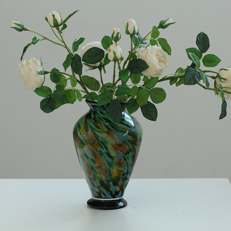 Retro glazed vase