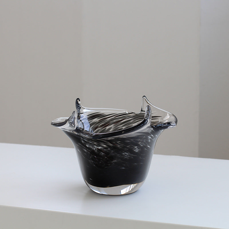 Thickened glass vase