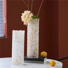 Marble pattern vase