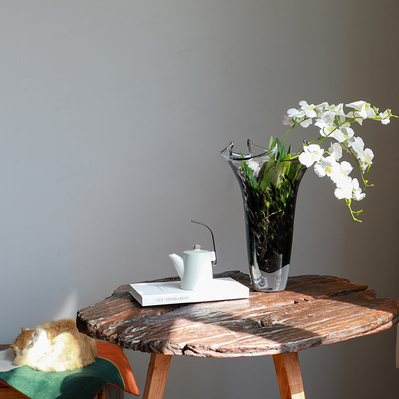 Thickened glass vase