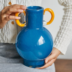 Binaural straight vase