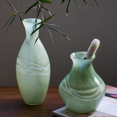 Jadeite handmade vase