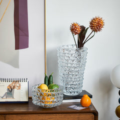 Straight crystal vase