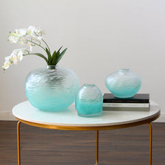 Frosted vase