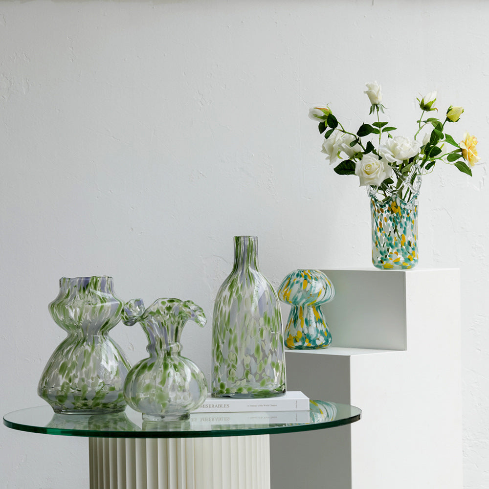 Small mouth hydroponic vase