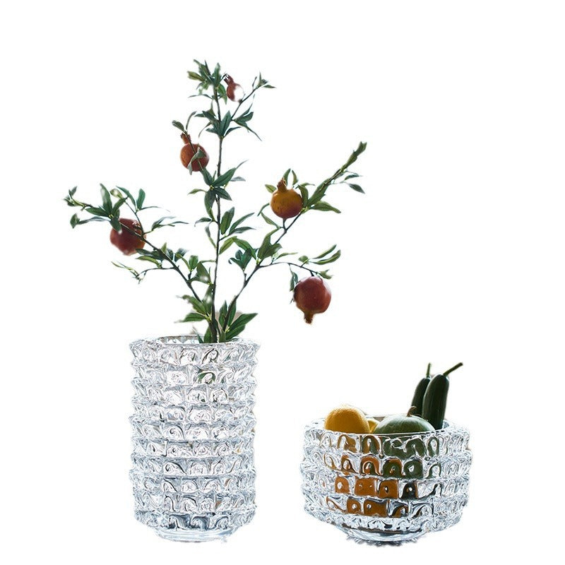 Straight crystal vase