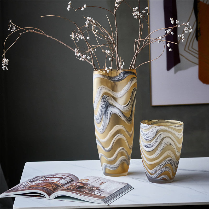Handmade sand vase