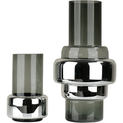 Smoke gray vase