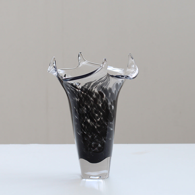 Thickened glass vase