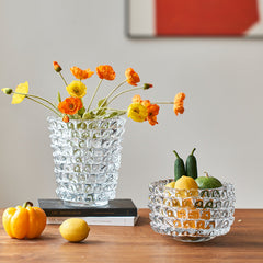 Straight crystal vase