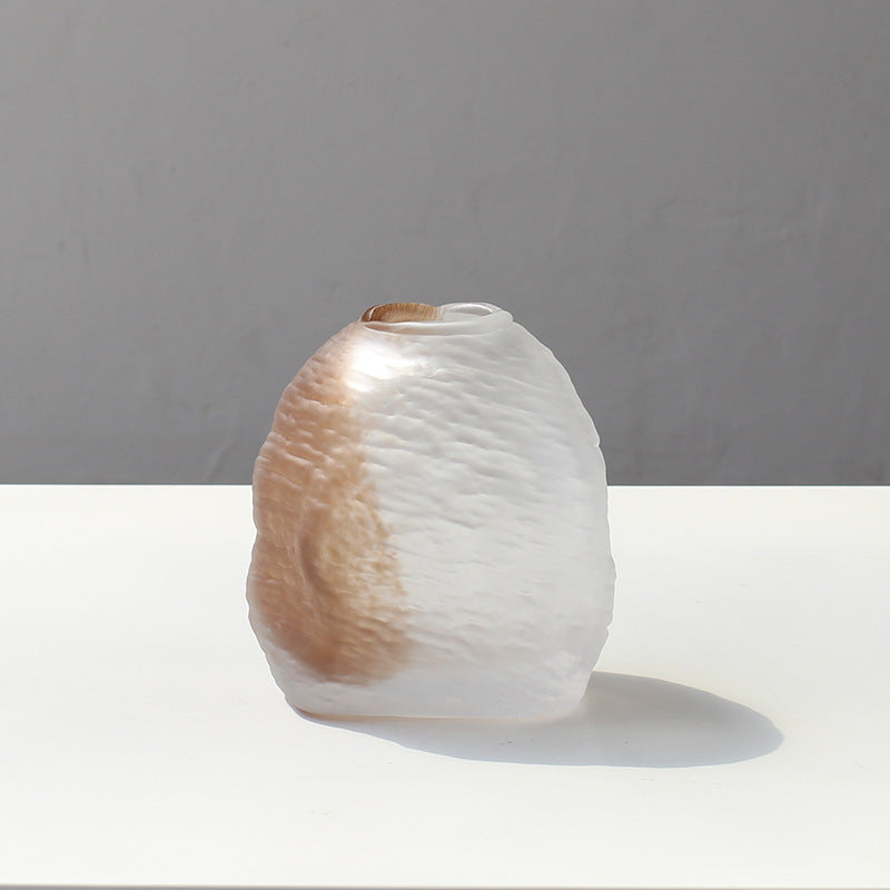 Frosted vase